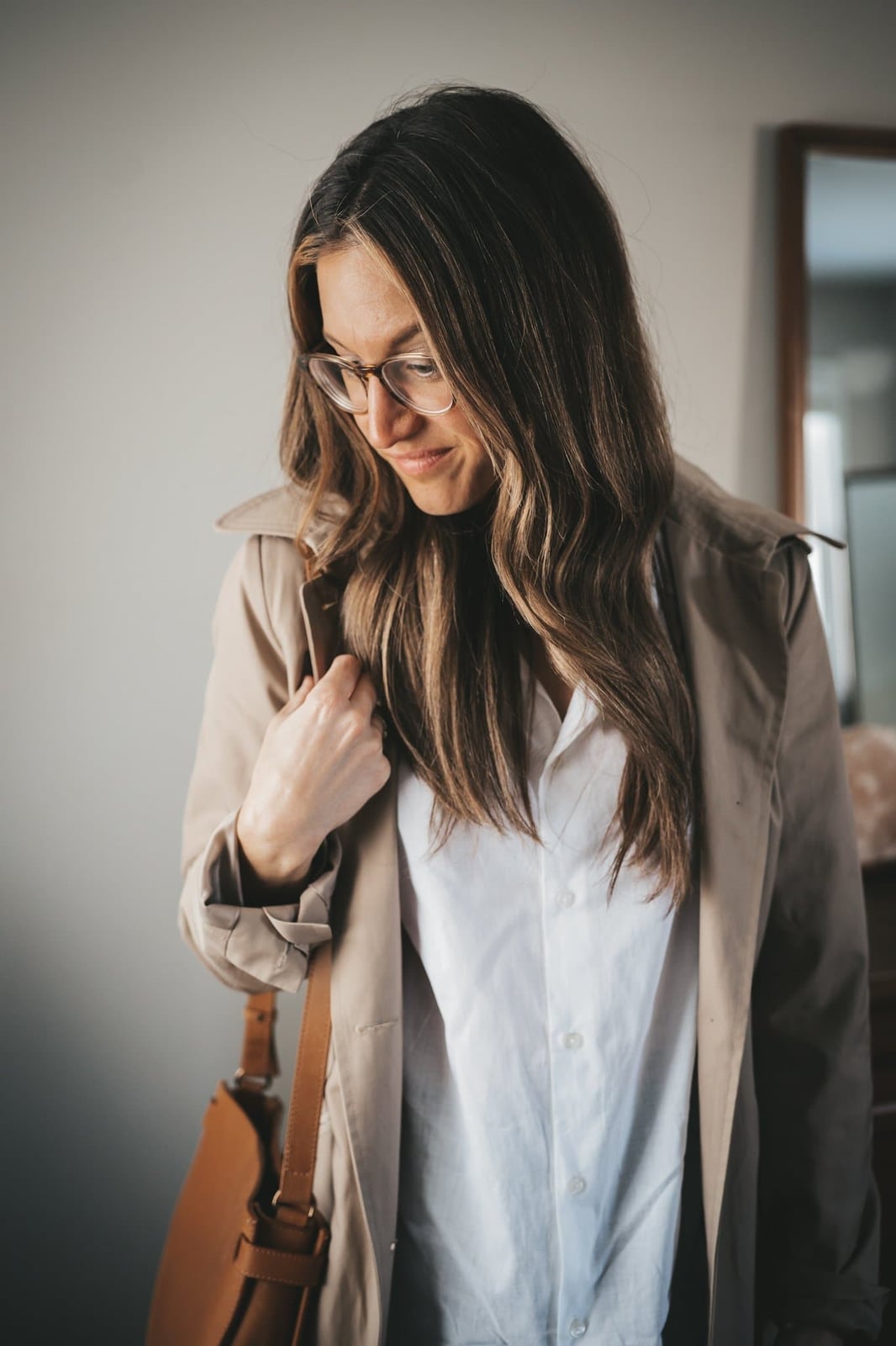 White Shirt and Black Vest for Layered WFH — Classy Work From Home Outfits