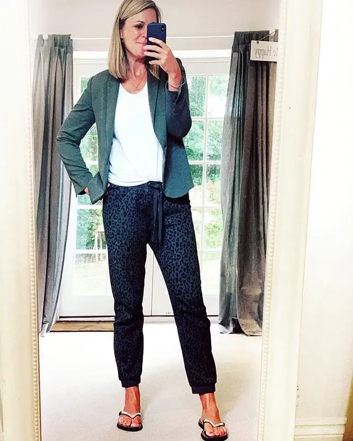 Blazer and Joggers for a WFH Statement — Classy Work From Home Outfits