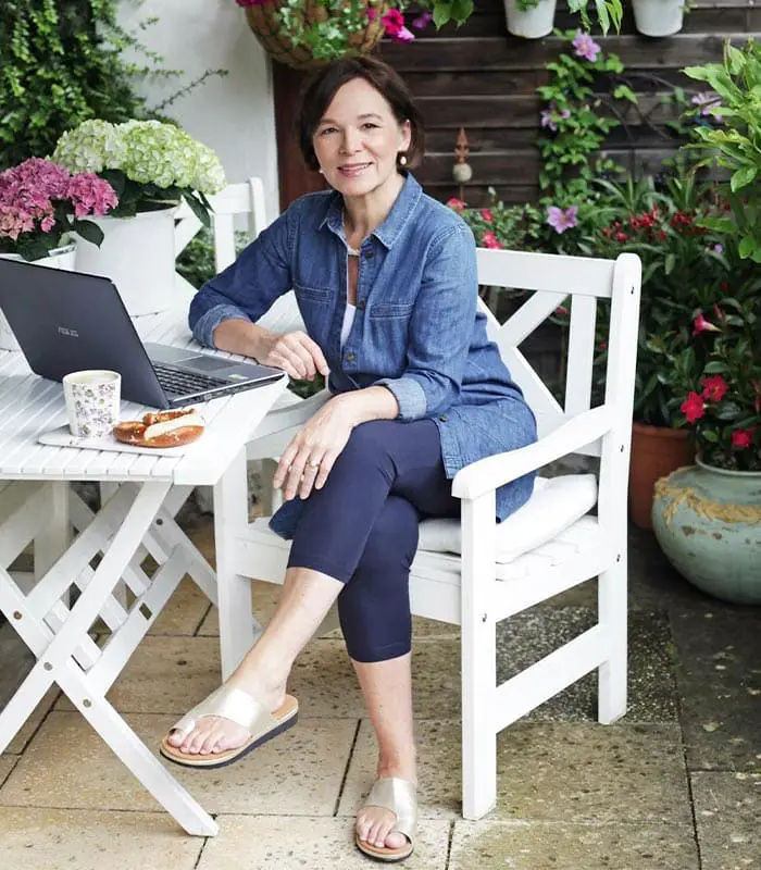 Denim Shirt and White Tee for Casual WFH — Classy Work From Home Outfits