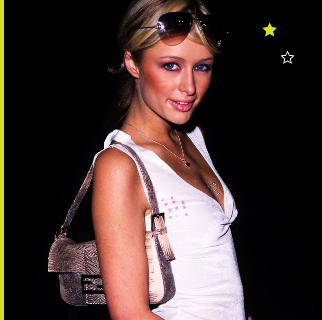 Metallic Knit Top and Silver Accessories Metallic Knit Top and Silver Accessories — Classy Y2K Outfits