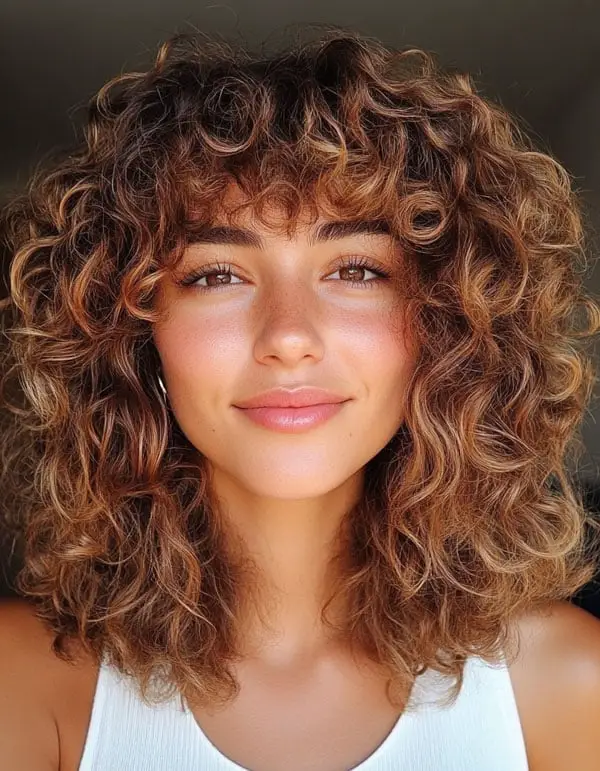 Shoulder Length Golden Blonde Afro — Curly Hair Dye Inspiration