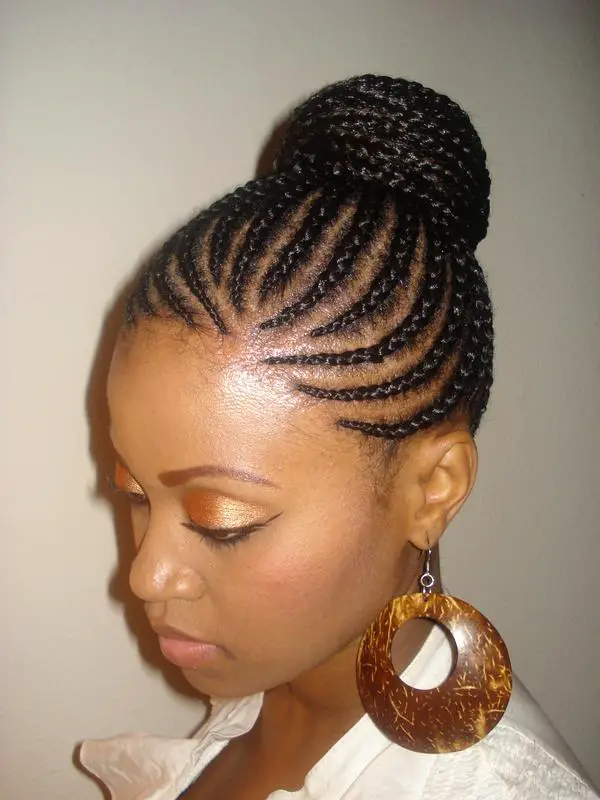 Sleek Cornrows to Braided Bun Updo — Winter Braids for Black Women