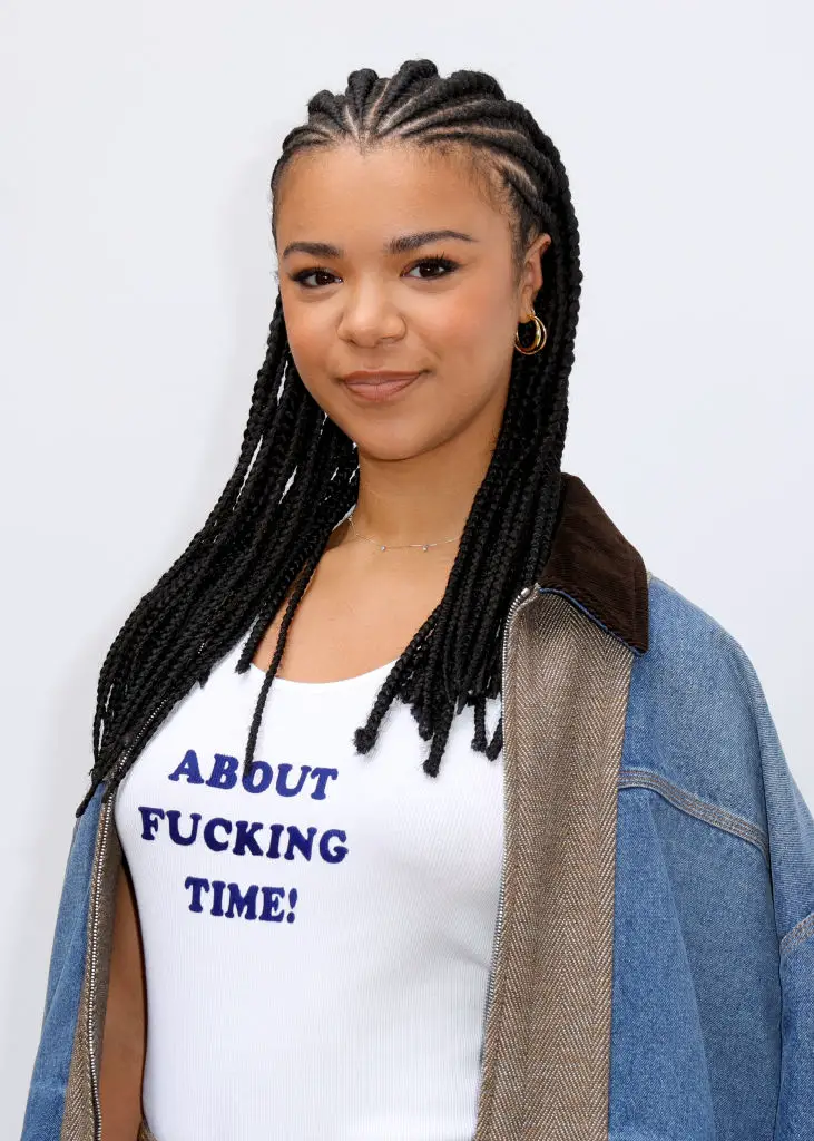 Neatly Sectioned Mid-Back Box Braids — Winter Braids for Black Women