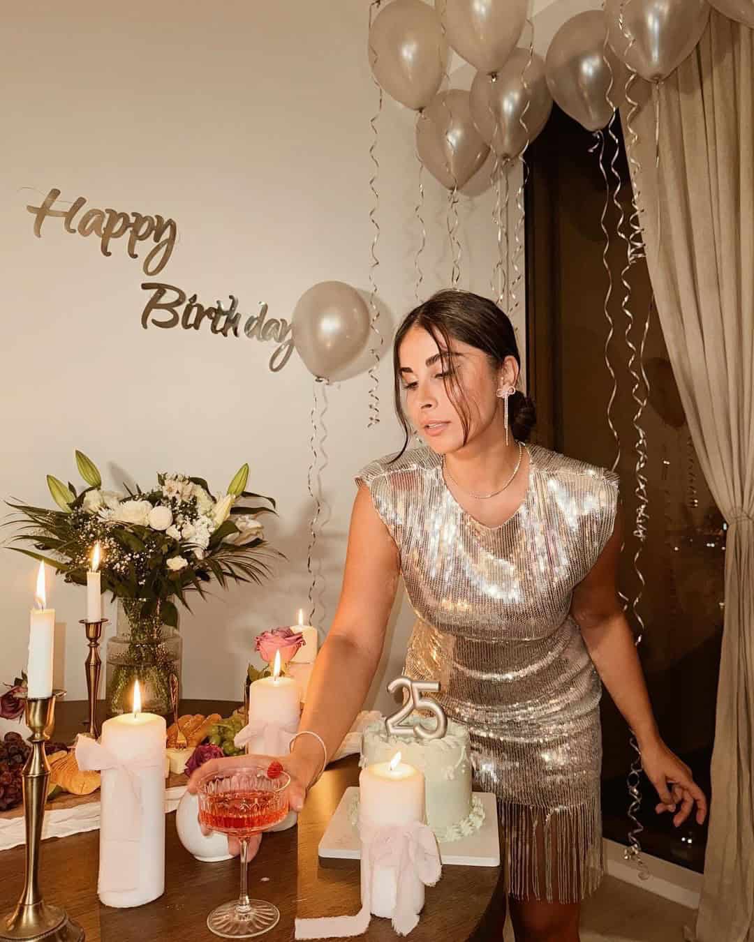 Silver Sequined Dress with Fringe Hem Silver Sequined Dress with Fringe Hem — Simple 21st Birthday Outfits