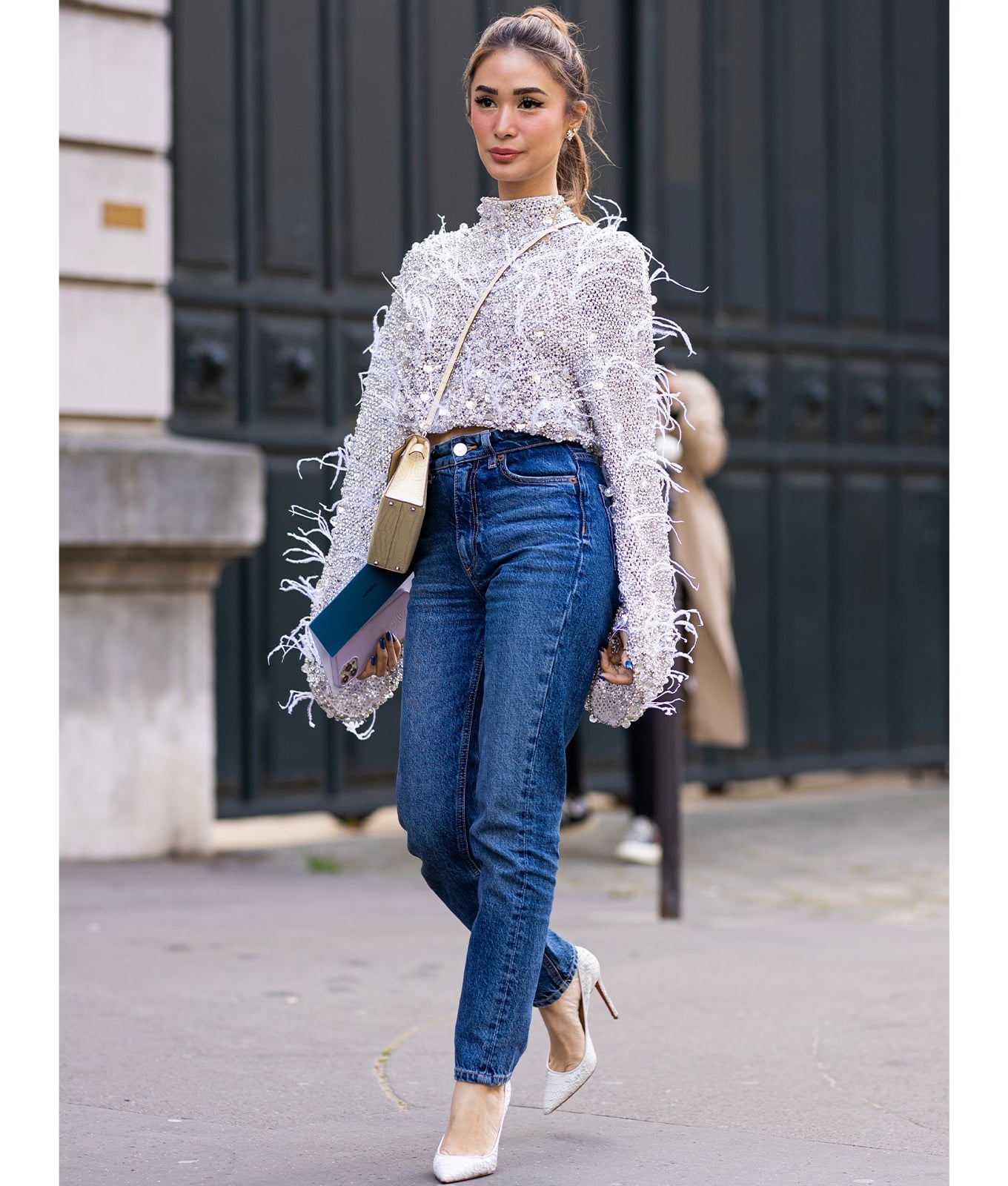 Sequin Fringe Top with Blue Jeans Sequin Fringe Top with Blue Jeans — Simple 21st Birthday Outfits