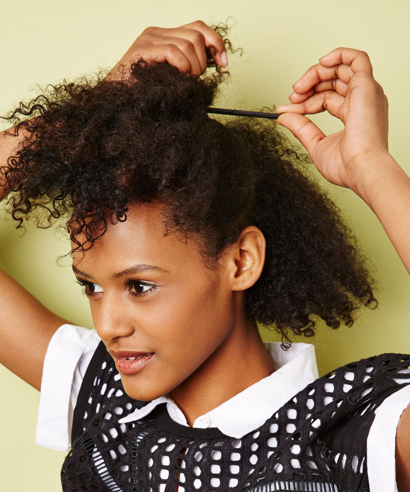 Shoulder Length Defined Coils — Simple 4b Hairstyles