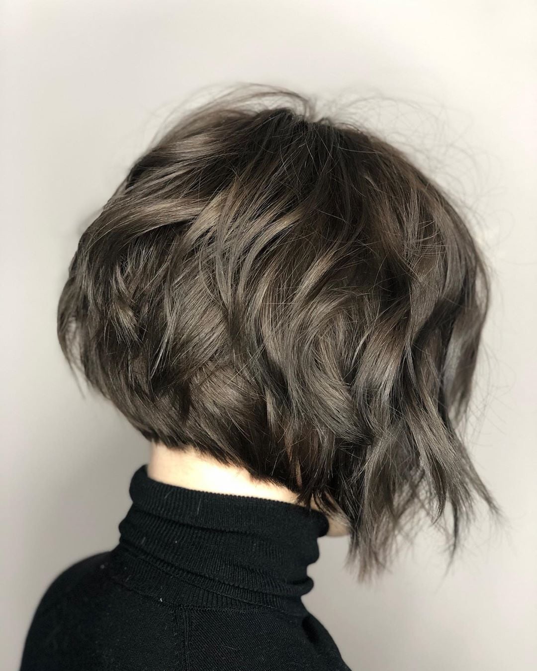 Inverted Bob With Stacked Back Layers Inverted Bob With Stacked Back Layers — Simple A-Line Bob