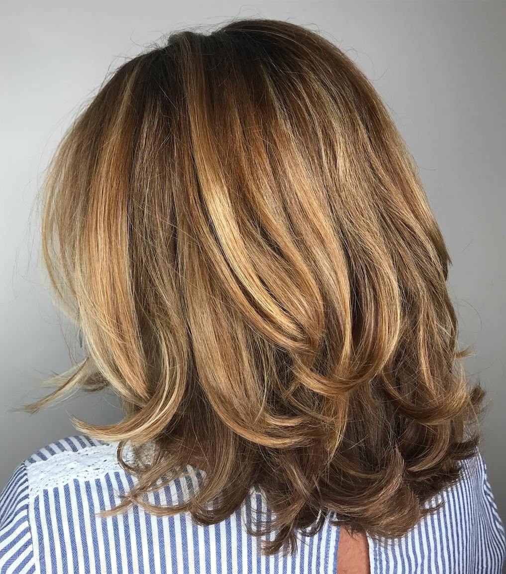 Collarbone Layers With Dimensional Color Collarbone Layers With Dimensional Color — Simple Back Haircuts