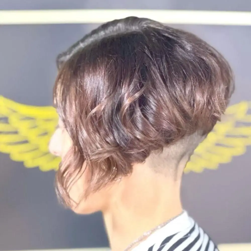 Ear Length Bob With Undercut Ear Length Bob With Undercut — Simple Back Haircuts