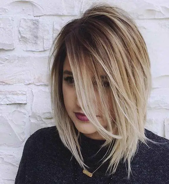 Chin Bob Soft Waves Blonde Balayage — Simple Balayage Bob