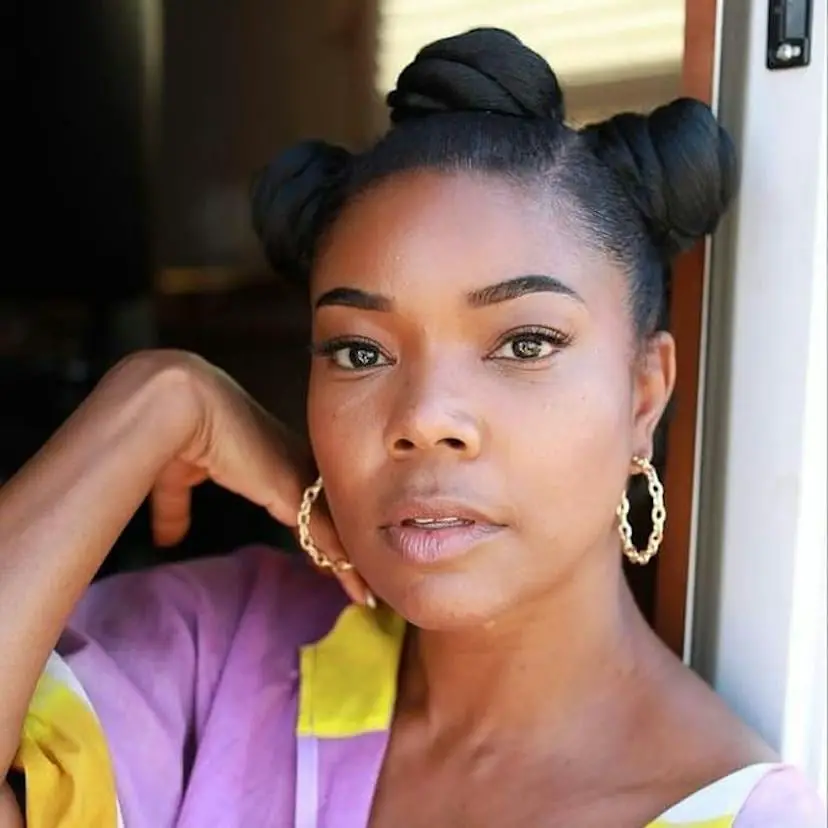 Patterned Loose-Fit Top with Bantu Knots Patterned Loose-Fit Top with Bantu Knots — Simple Bantu Knots