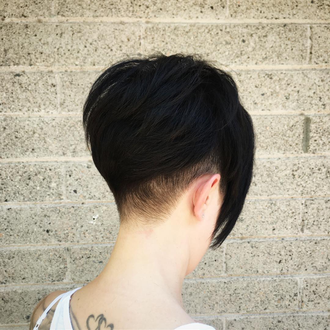 Undercut Bixie With Stacked Layers — Simple Bixie Haircut