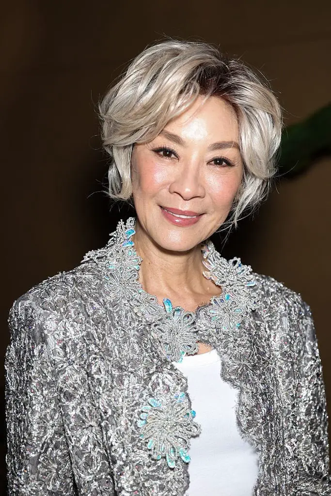 Chin Length Platinum Bixie Blowout — Simple Bixie Haircut
