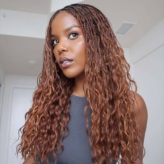 Micro Braids Warm Brown Blonde Highlights Micro Braids Warm Brown Blonde Highlights — Simple Blonde Braids