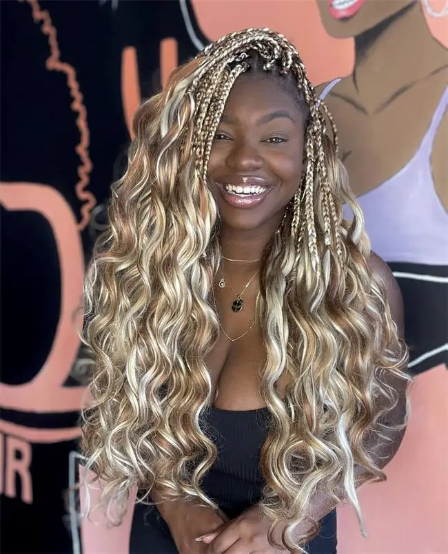 Shoulder Length Honey Blonde French Braids Shoulder Length Honey Blonde French Braids — Simple Blonde Braids