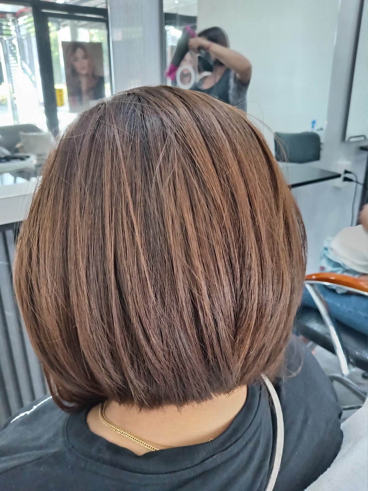 Thick Straight Chin Bob Back View Thick Straight Chin Bob Back View — Simple Bob Haircuts