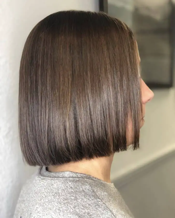 Perfectly Blunt Chin Bob Dark Brown, Straight Perfectly Blunt Chin Bob Dark Brown, Straight — Simple Bob Haircuts