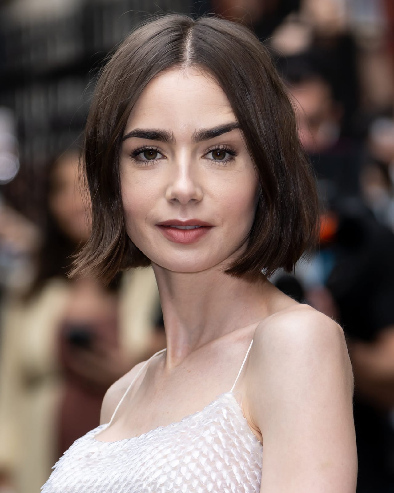 Classic Dark Brown Bob With Smooth Blowout Classic Dark Brown Bob With Smooth Blowout — Simple Bob Hairstyles