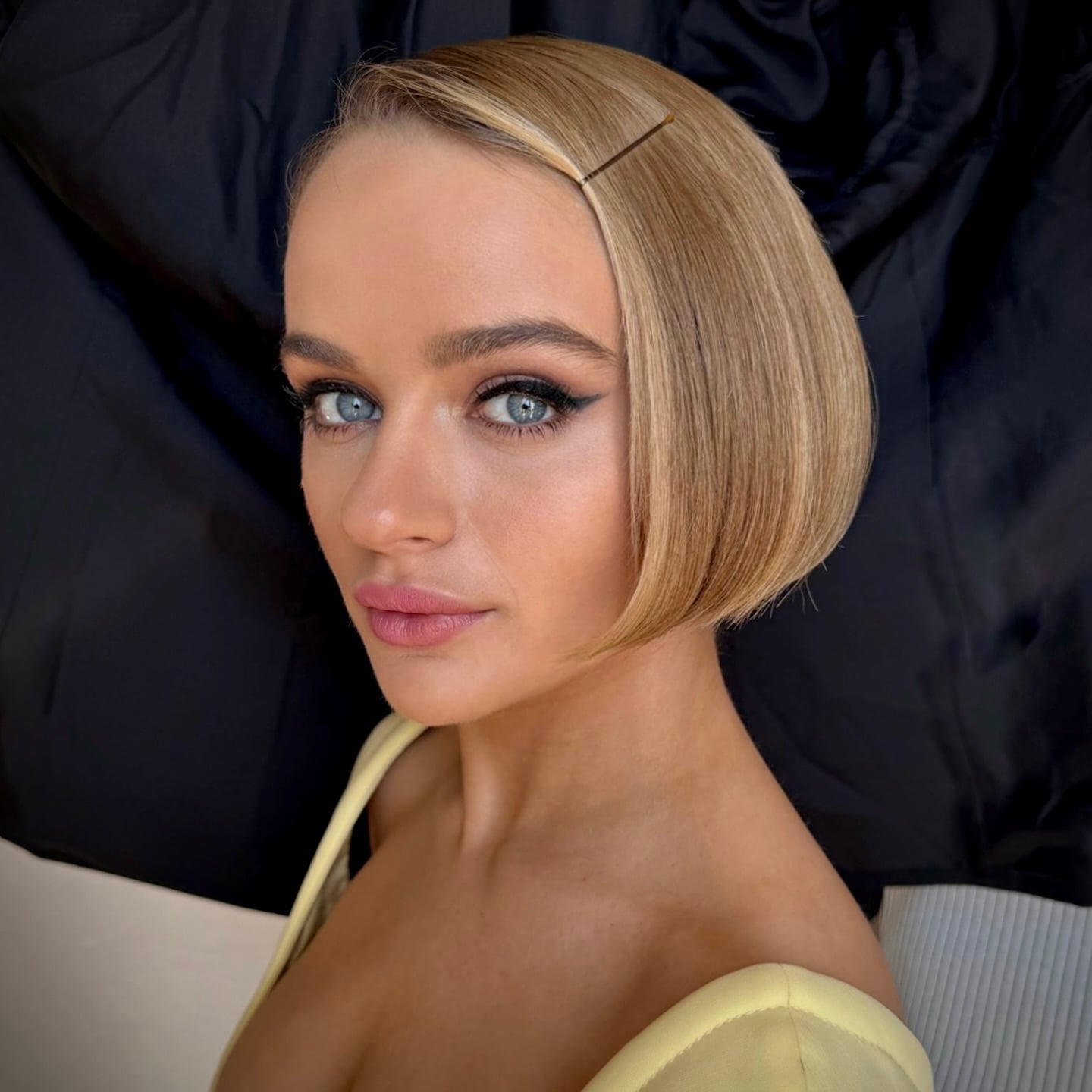 Blonde Blunt Bob Poker Straight Blonde Blunt Bob Poker Straight — Simple Bob Hairstyles