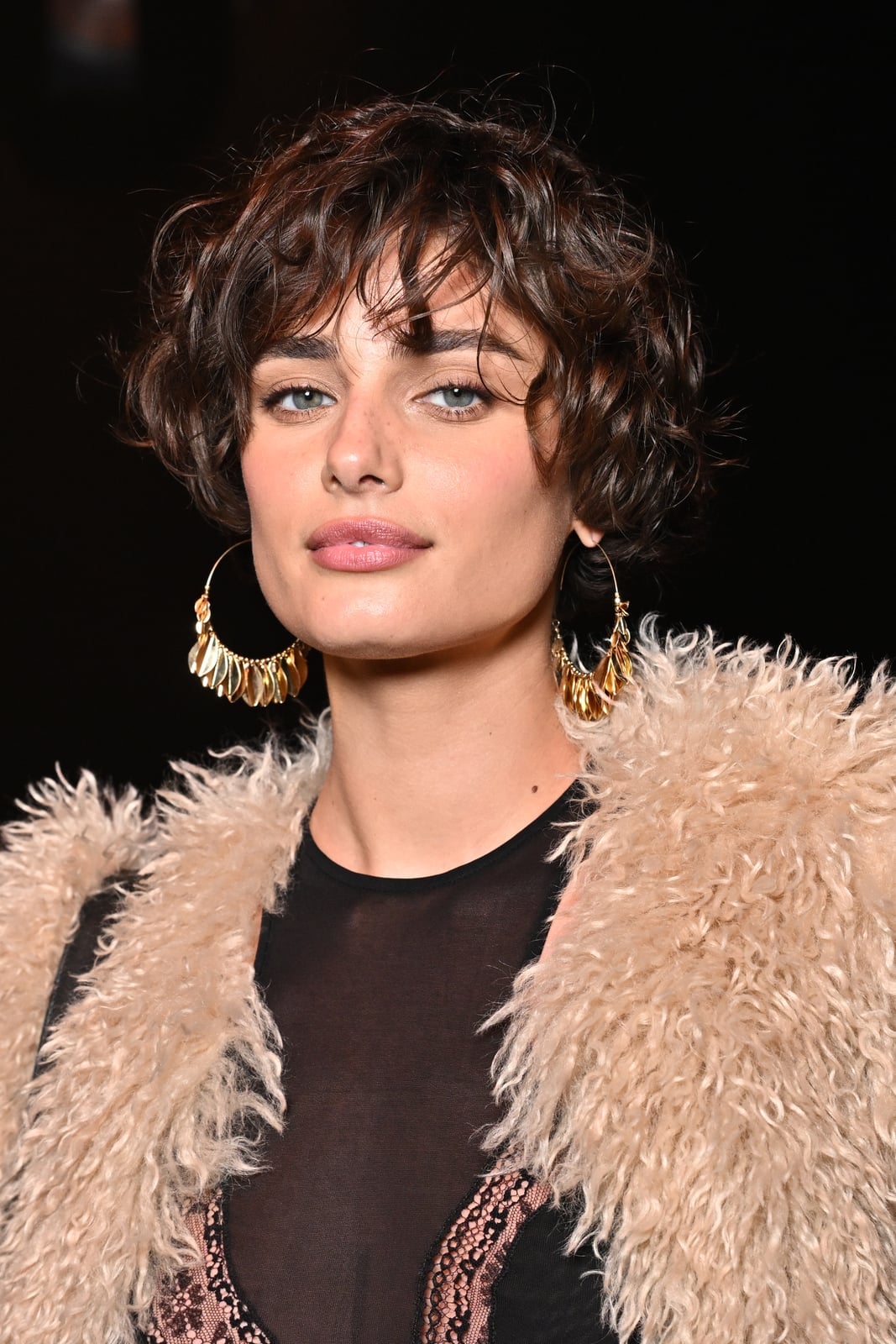 Chin Length Bob With Springy Dark Brown Curls, Curly Chin Length Bob With Springy Dark Brown Curls, Curly — Simple Bob with Curls