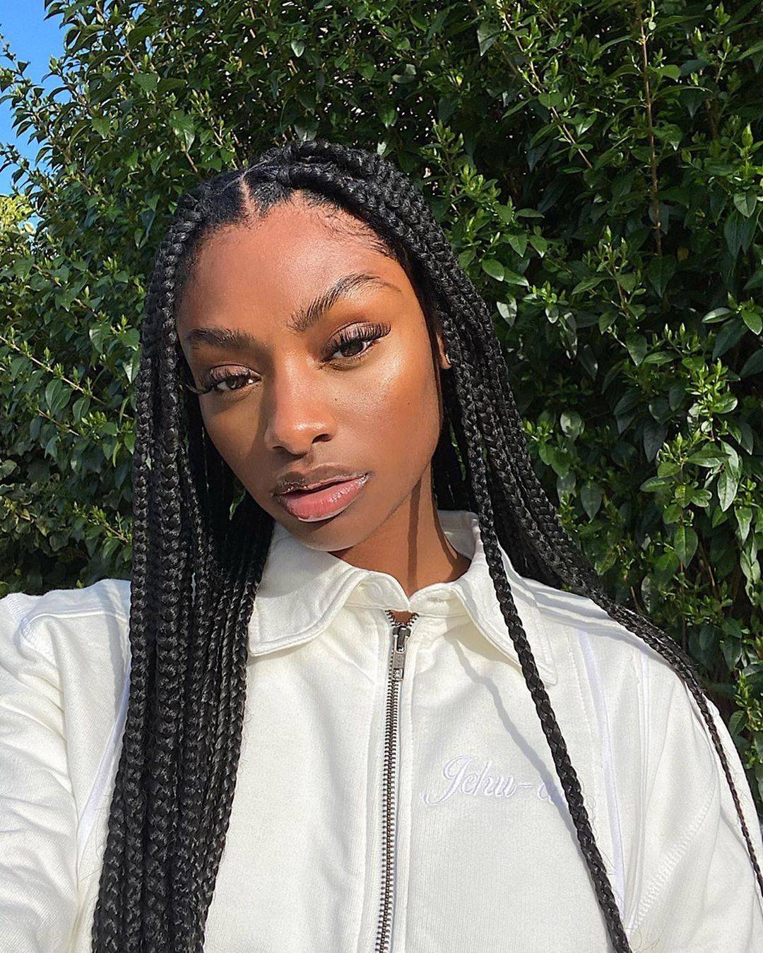 Long Straight Black Box Braids Long Straight Black Box Braids — Simple Box Braids