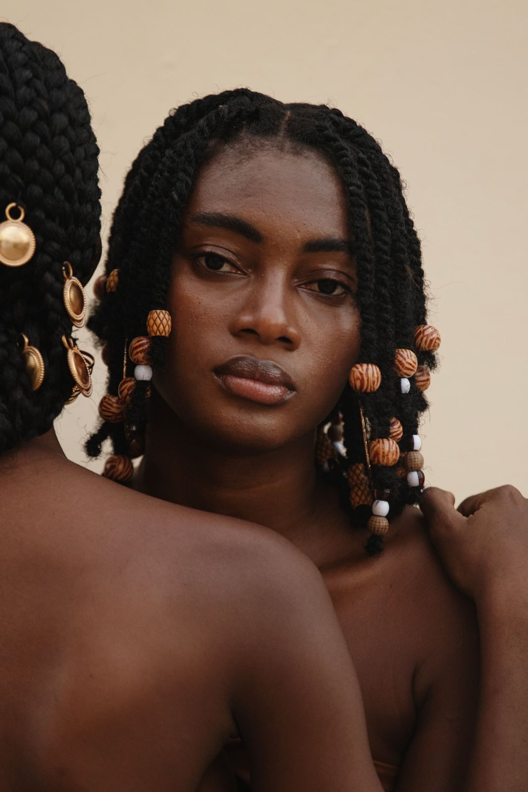 Black Box Braids With Decorative Beads Black Box Braids With Decorative Beads — Simple Braided Hairstyles Natural Hair