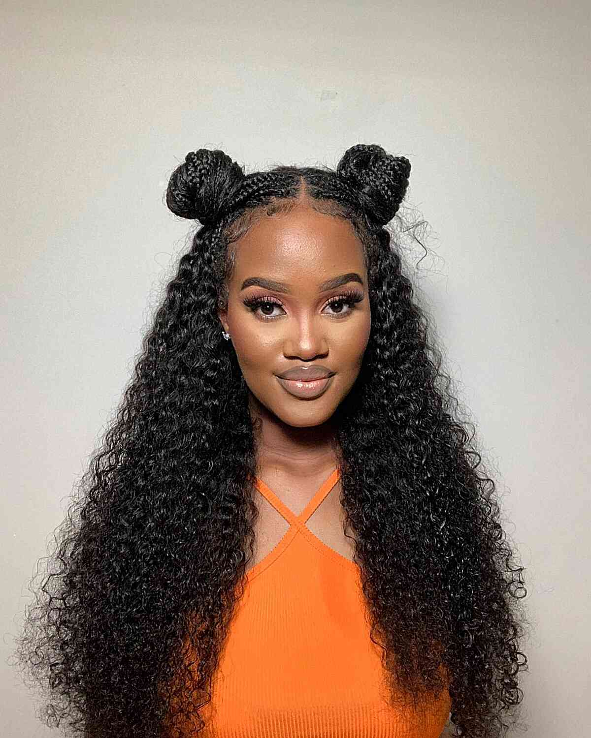 Mid-Back Knotless Box Braids, Middle Mid-Back Knotless Box Braids, Middle — Simple Braids for Black Women