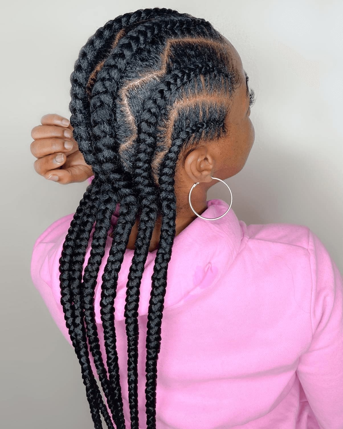 Shoulder Length Cornrows Neat Rows Shoulder Length Cornrows Neat Rows — Simple Braids for Black Women