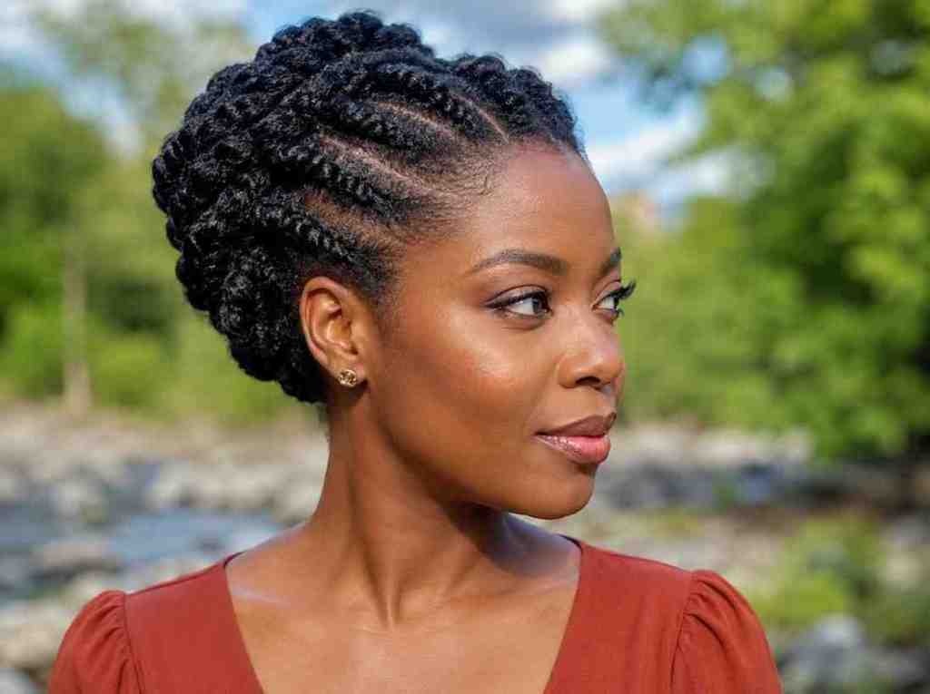 Intricate Braided Updo Intricate Braided Updo — Simple Braids for Black Women