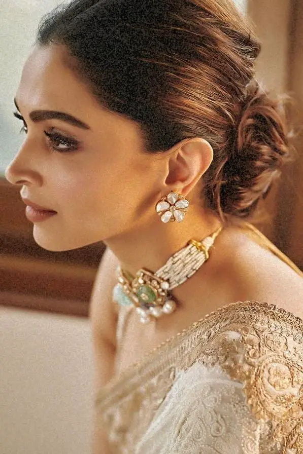 Loose Dark Brown Wavy Bun — Simple Bridal Bun