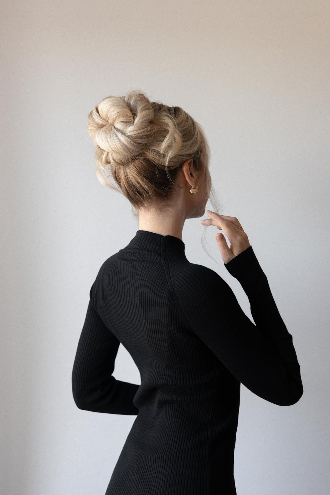 Intricate Twisted Updo With Voluminous Bun Intricate Twisted Updo With Voluminous Bun — Simple Bridesmaid Updos
