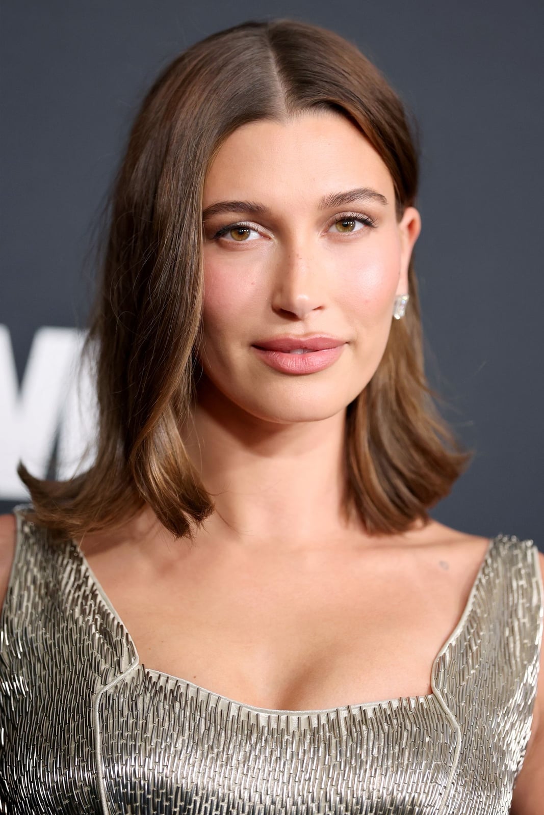 Collarbone Lob With Subtle Highlights — Simple Brunette Highlights
