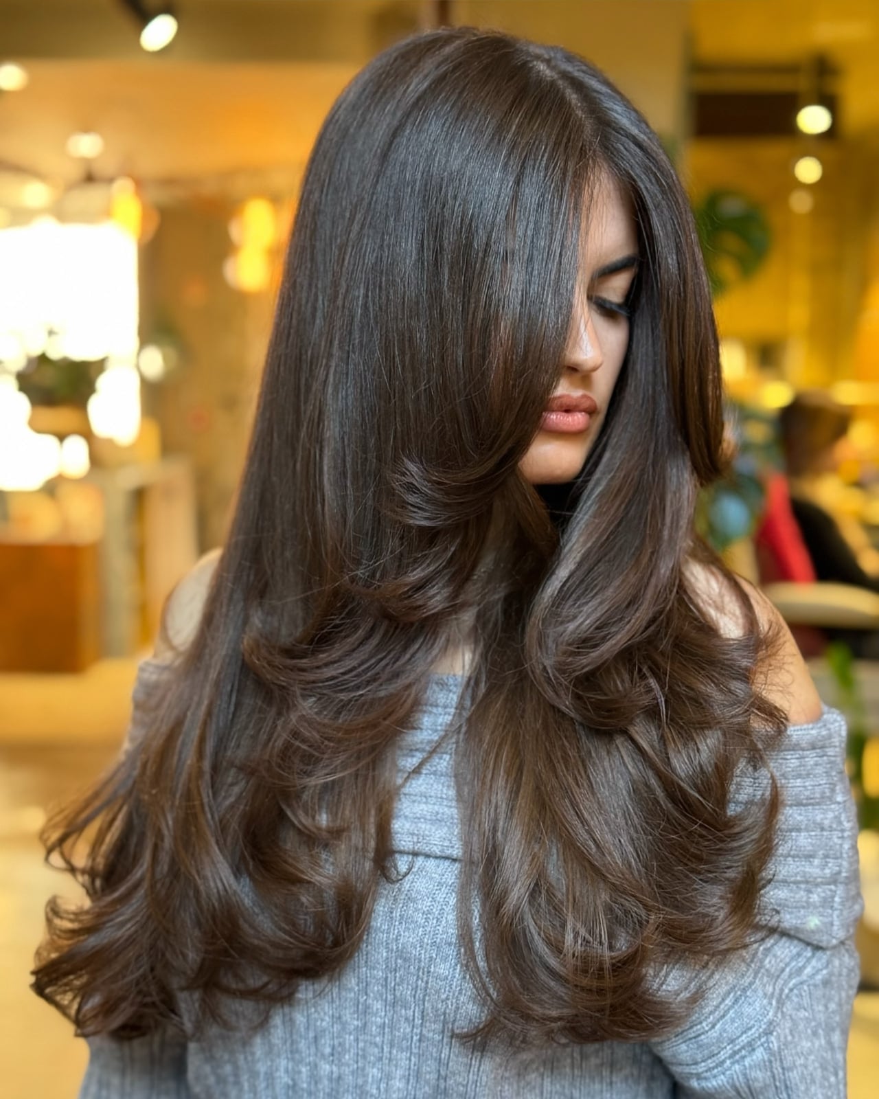 Mid-Back Butterfly With Long Layers Mid-Back Butterfly With Long Layers — Simple Butterfly Haircut