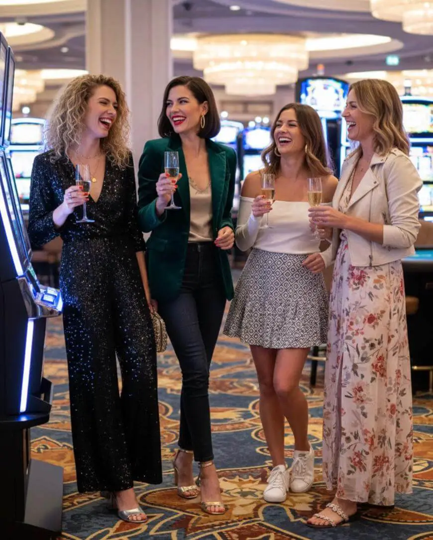 Assorted Evening Wear in a Casino Simple Casino Outfits