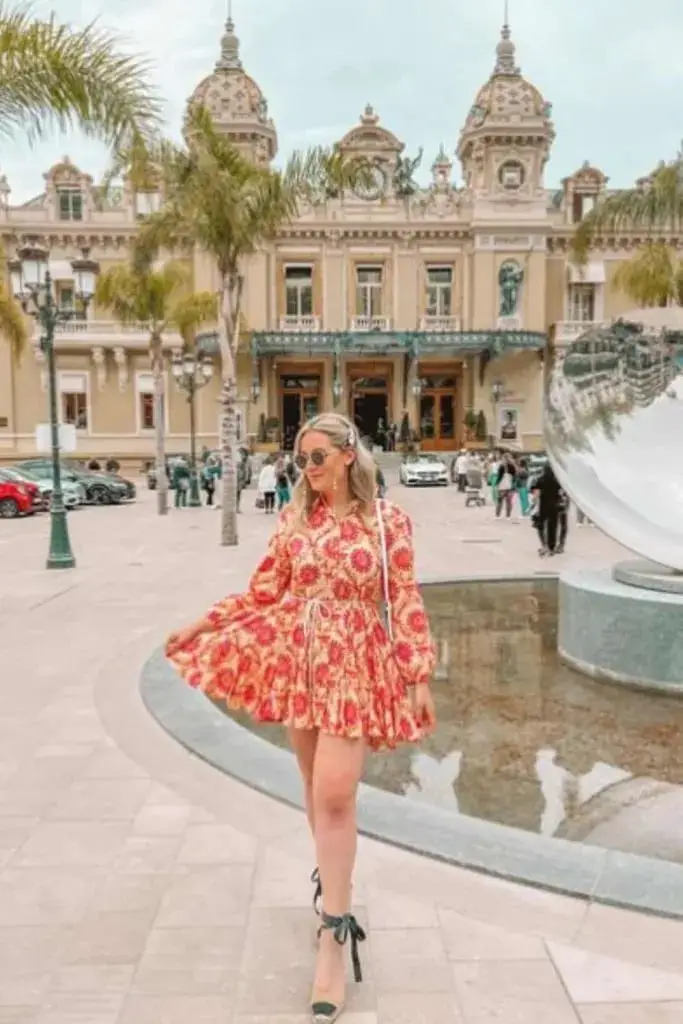 Floral Print Fit-And-Flare Mini Dress Floral Print Fit-And-Flare Mini Dress — Simple Casino Outfits