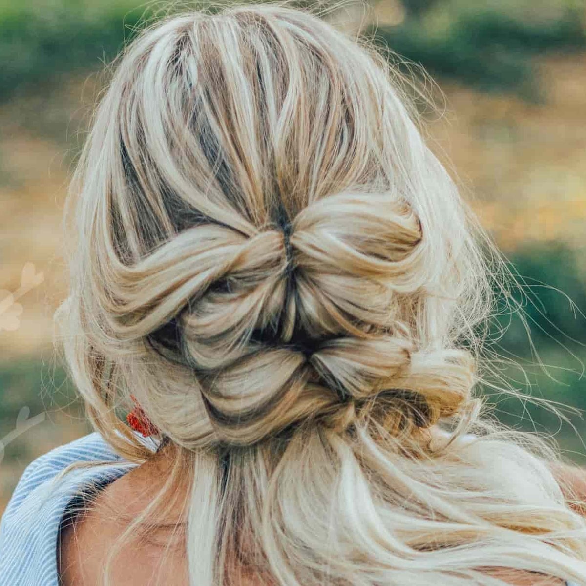 Textured Bow-Shaped Braided Bun Textured Bow-Shaped Braided Bun — Simple Casual Hairstyles