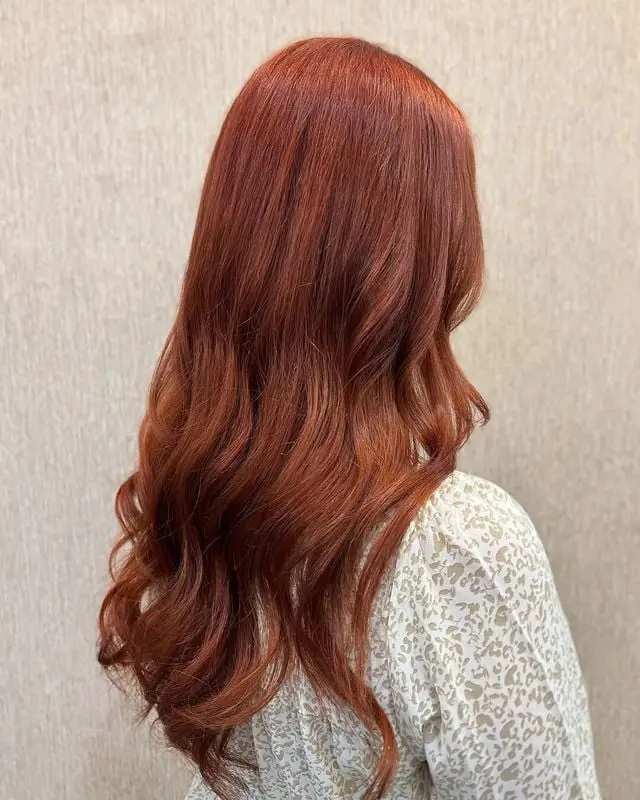 On Without Color Simple Cinnamon Hair Color 2027 for a Warm Glow