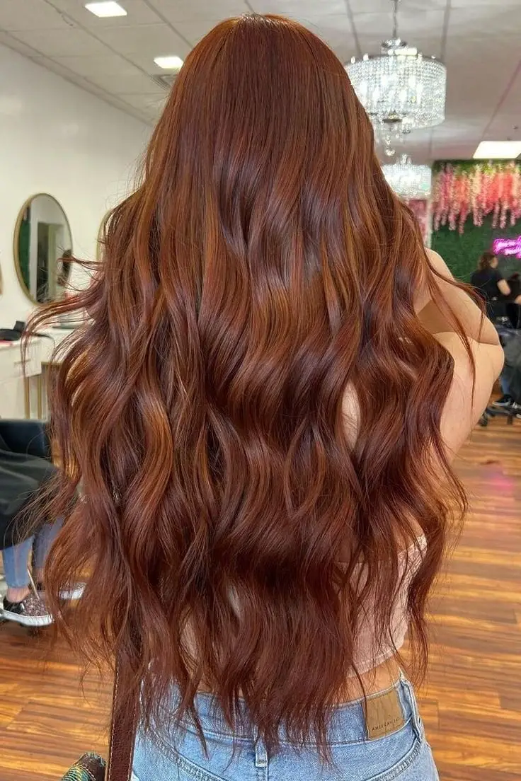 Deep Cinnamon Red With Dimensional Tone Deep Cinnamon Red With Dimensional Tone — Simple Cinnamon Hair Color