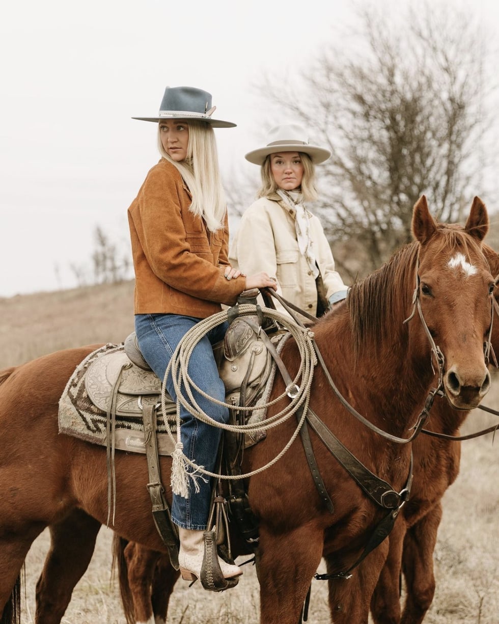Suede Jacket and Jeans Suede Jacket and Jeans — Simple Cowboy Hat Outfits
