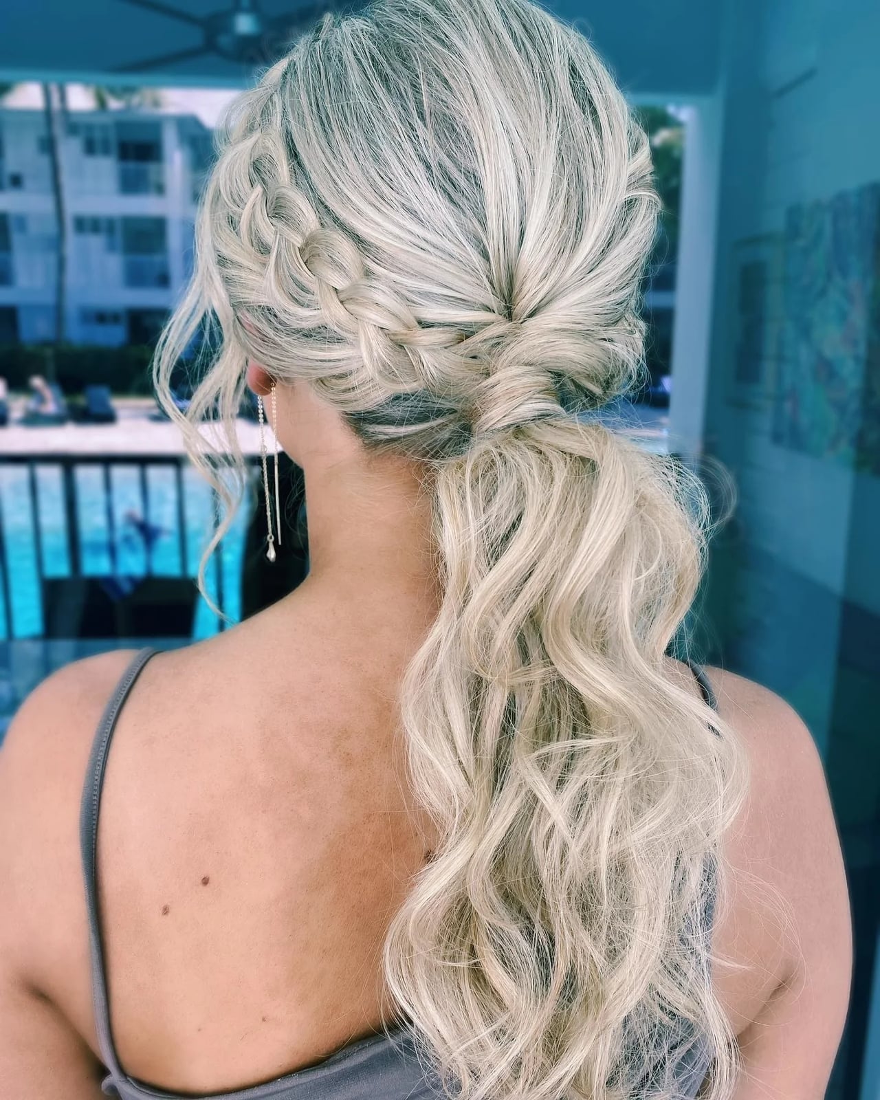 Mid-Back Braided Low Ponytail — Simple Different Hairstyles