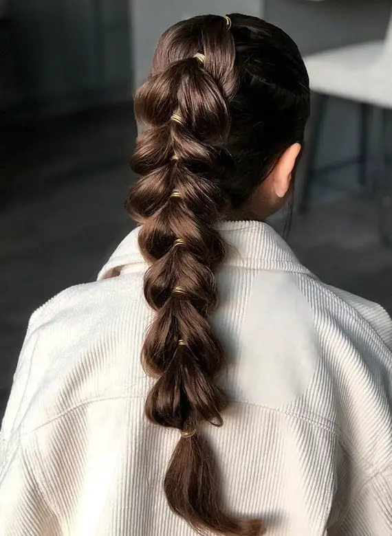 Chin Length Sleek Bun With Pearl Clips — Simple Different Hairstyles
