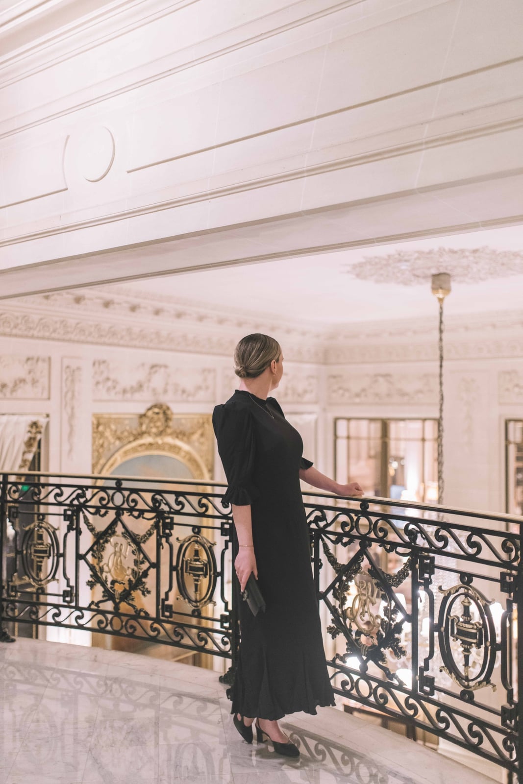 Black Crepe A-Line Dress — Simple Dinner Outfits Classy