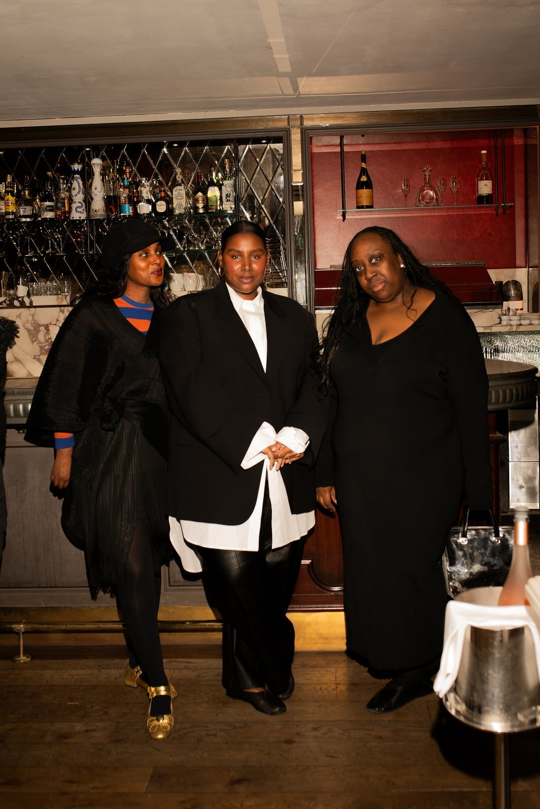 An Oversized Black Blazer with Tailored Trousers An Oversized Black Blazer with Tailored Trousers — Simple Dinner Party Outfits
