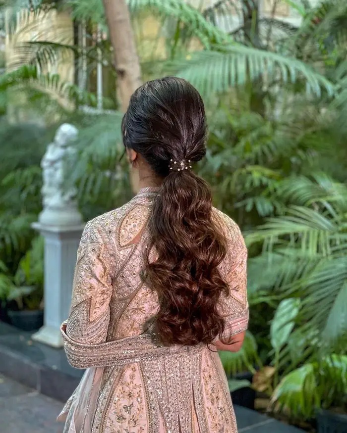 Dark Brown Curly Ponytail Dark Brown Curly Ponytail — Simple Dresses Hairstyles