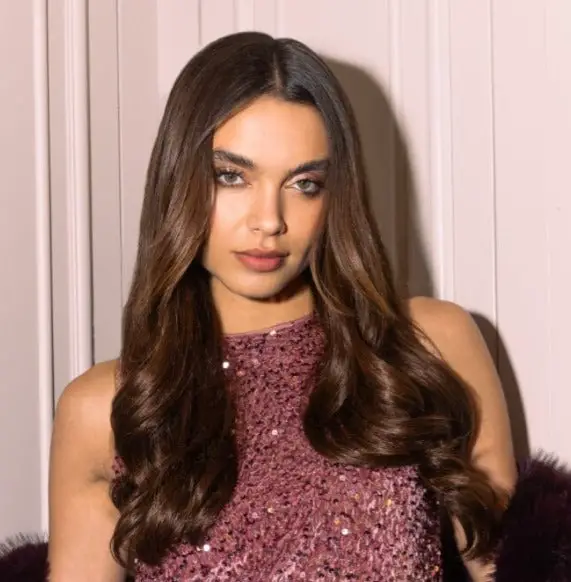 Thick Dark Brown Collarbone Waves Thick Dark Brown Collarbone Waves — Simple Dresses Hairstyles