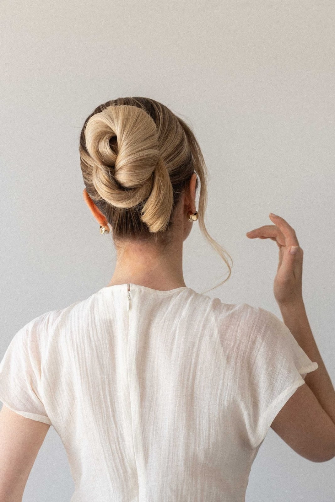 Intricate Blonde Twisted Bun — Simple Edges Hairstyles