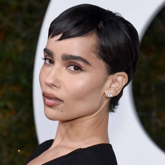 Textured Black Pixie With Side Sweep Undercut — Simple Edgy Haircuts