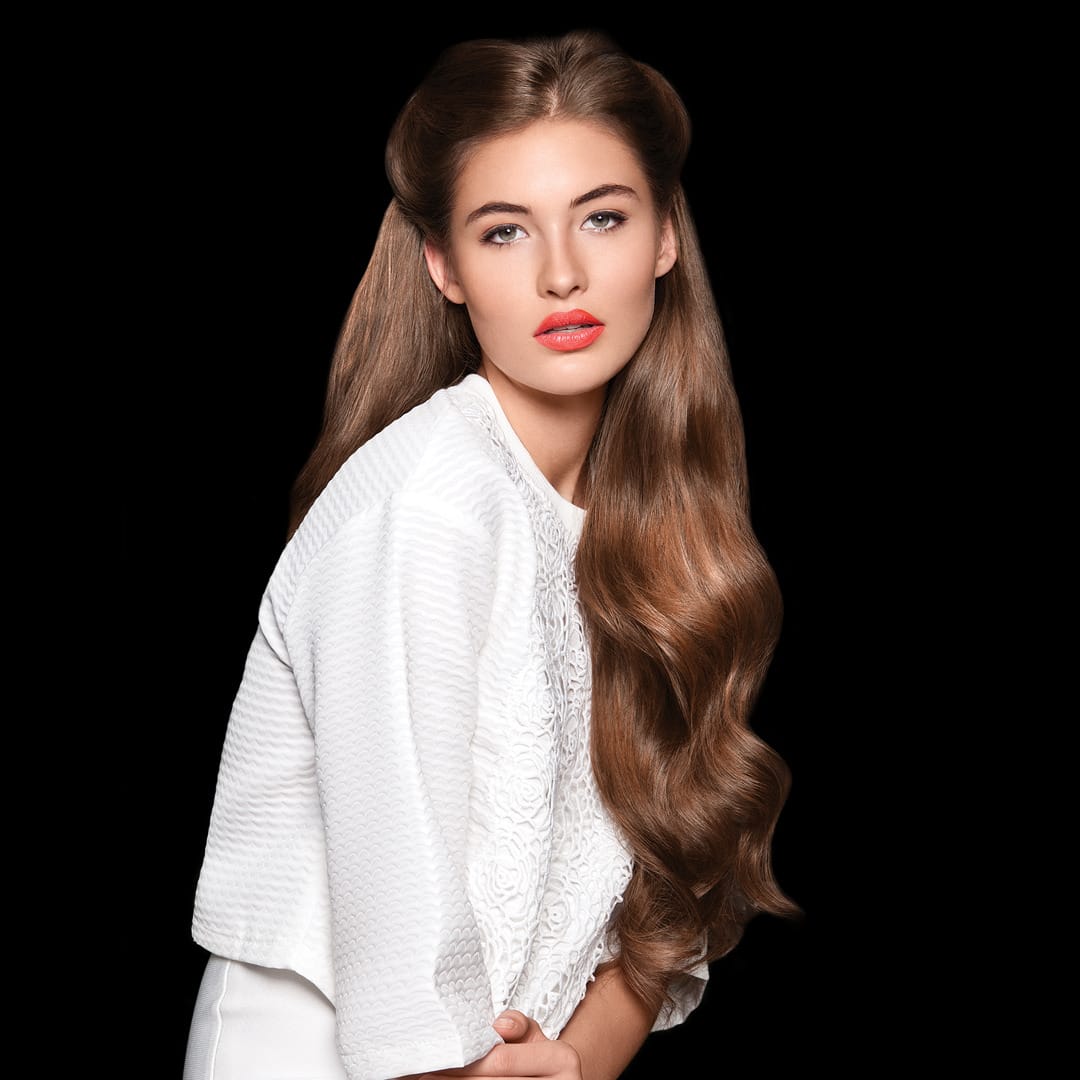 Medium Brown Balayage With Curtain Bangs Medium Brown Balayage With Curtain Bangs — Simple Extensions Hairstyles
