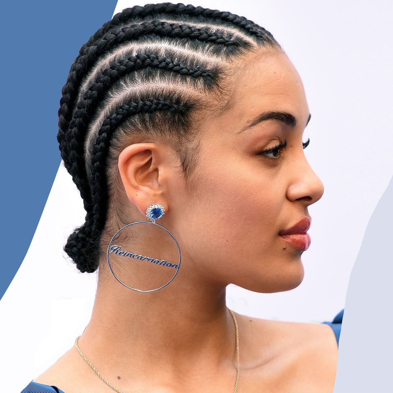 Shoulder Length Feed In Cornrows Shoulder Length Feed In Cornrows — Simple Feed in Braids