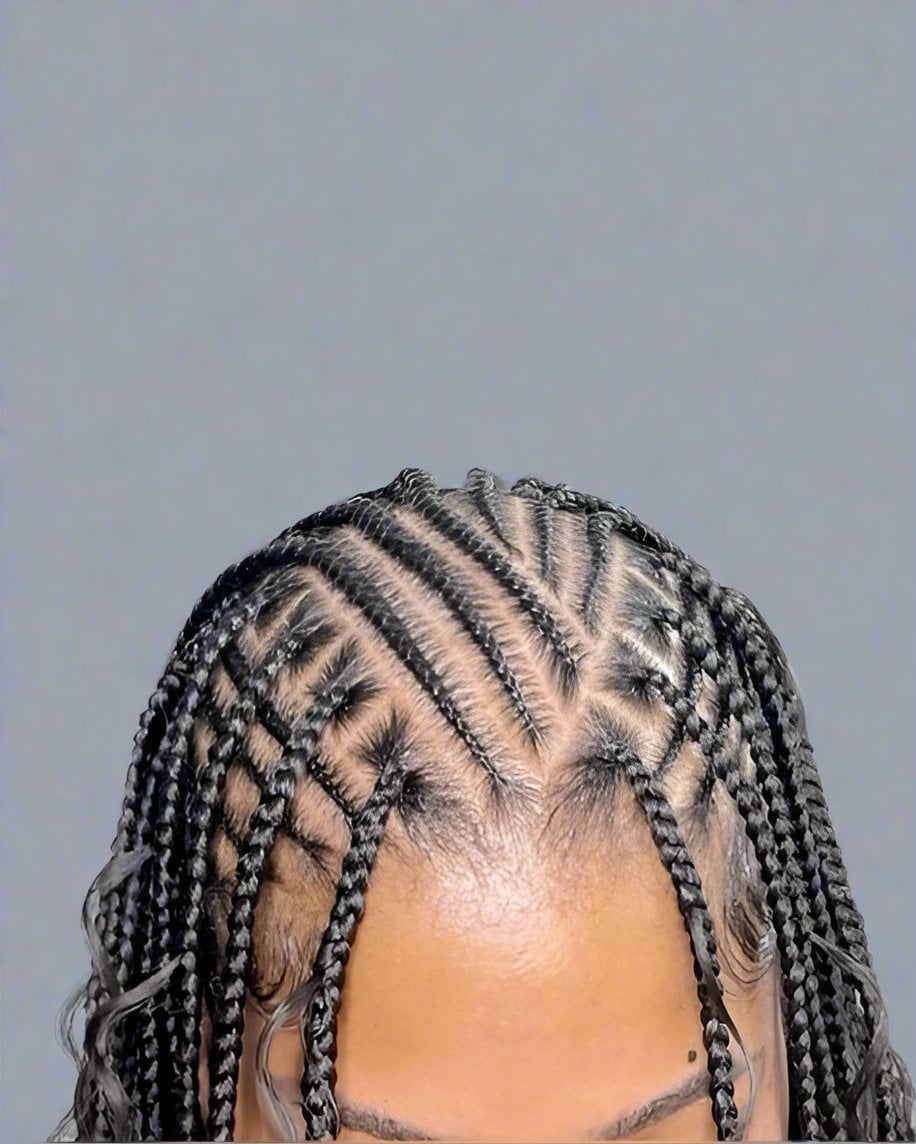 Box Braids With Blonde Tips — Simple Fulani Braids Hairstyles